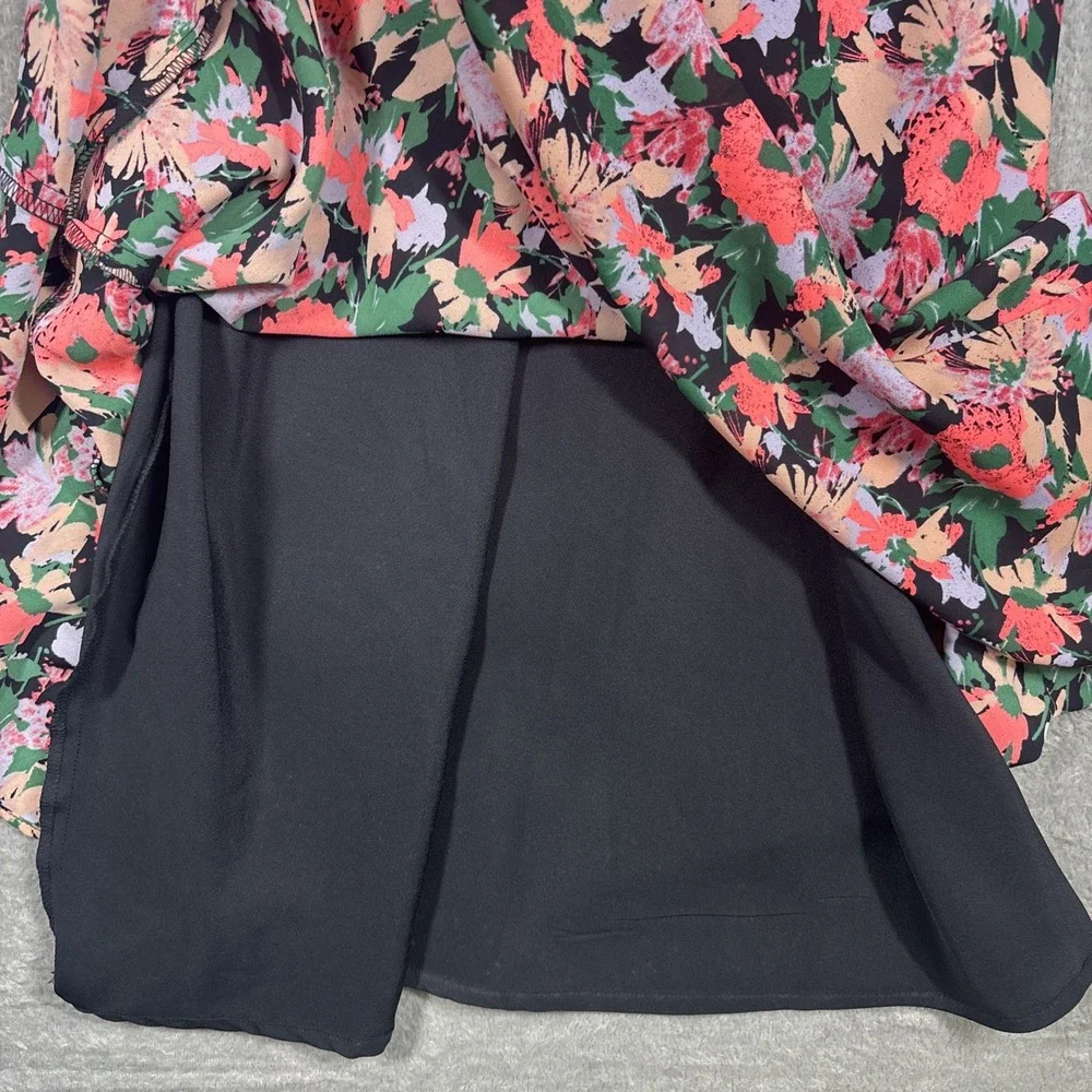J.‎ Crew Mercantile Dress Women's Floral Sleeveless Flounce Hem Lined Size 0
